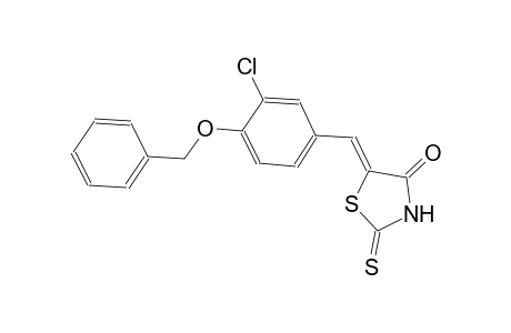 (5Z)-5-[4-(benzyloxy)-3-chlorobenzylidene]-2-thioxo-1,3-thiazolidin-4-one