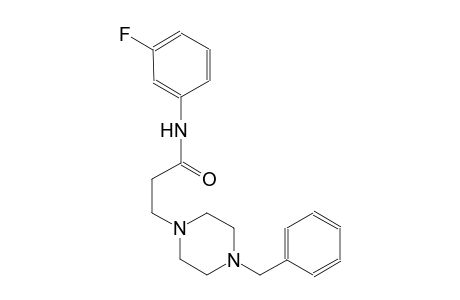 1-piperazinepropanamide, N-(3-fluorophenyl)-4-(phenylmethyl)-