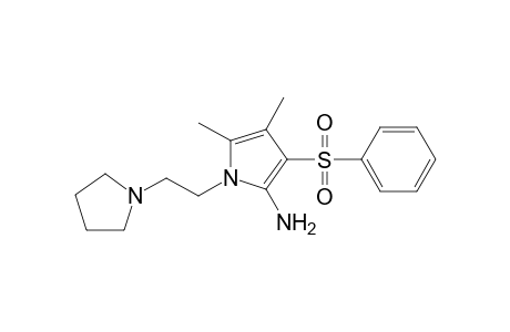 1H-Pyrrol-2-amine, 4,5-dimethyl-3-(phenylsulfonyl)-1-[2-(1-pyrrolidinyl)ethyl]-