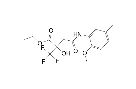 ethyl 2-hydroxy-4-(2-methoxy-5-methylanilino)-4-oxo-2-(trifluoromethyl)butanoate