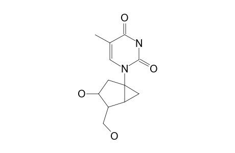 (1S,3S,4R,5S)-3-HYDROXY-4-HYDROXYMETHYL-1-(5-METHYL-2,4-DIOXO-1,2,3,4-TETRAHYDROPYRIMIDIN-1-YL)-BICYCLO-[3.1.0]-HEXANE