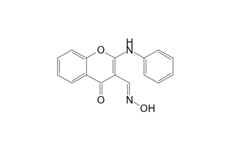 2-(N-Phenylamino)-4-oxo-4H-[1]benzopyran-3-carboxaldehyde oxime