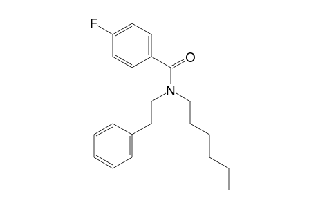 Benzamide, 4-fluoro-N-(2-phenylethyl)-N-hexyl-