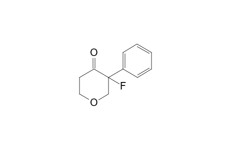 3-fluoro-3-phenyl-tetrahydropyran-4-one
