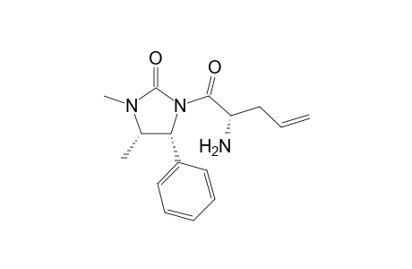 (2S,4'S,5'R)-2-Amino-1-(3',4'-Dimethyl-2'-oxo-5'-phenyl-1'-imidazolyldinyl)-4-penten-1-one