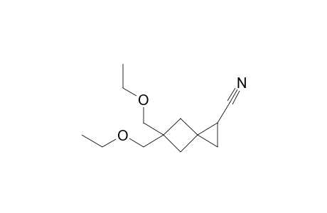 5,5-Bis(ethoxymethyl)spiro[2.3]hexane-1-carbonitrile