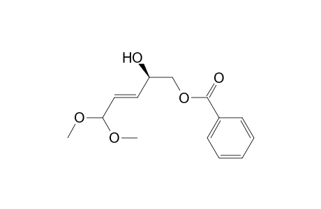(2E,4R)-5-(Benzoyloxy)-1,1-dimethoxy-4-hydroxy-2-pentene