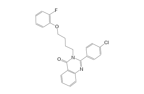 4(3H)-quinazolinone, 2-(4-chlorophenyl)-3-[4-(2-fluorophenoxy)butyl]-