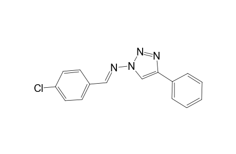 1H-1,2,3-Triazol-1-amine, N-[(4-chlorophenyl)methylene]-4-phenyl-