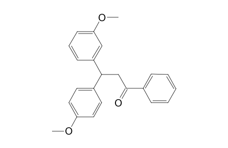 3-(3-Methoxyphenyl)-3-(4-methoxyphenyl)-1-phenylpropan-1-one