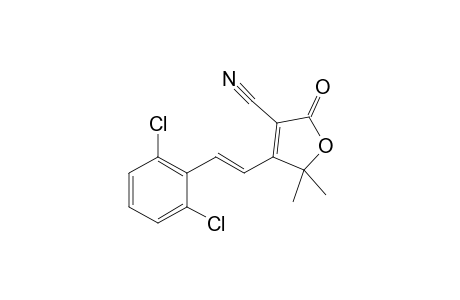 3-Cyano-4-(2,6-dichlorophenylvinyl)-5,5-dimethyl-2(5H)-furanone