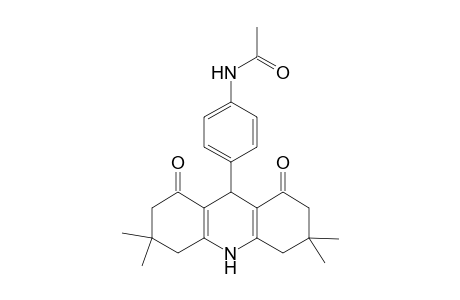 N-(4-(1,2,3,4,5,6,7,8,9,10-Decahydro-3,3,6,6-tetramethyl-1,8-dioxoacridin-9yl)phenyl)acetamide