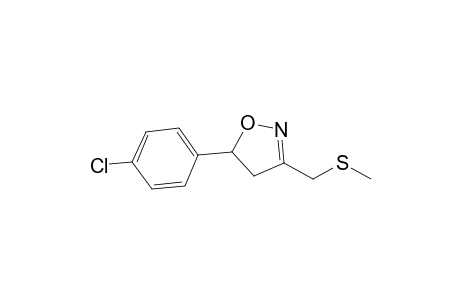 3-(Methylthiomethyl)-5-(4-chlorophenyl)isoxazoline