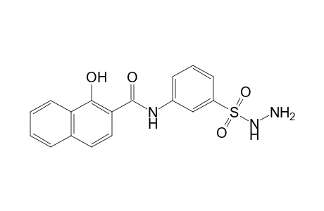 m-(1-hydroxy-2-naphthamido)benzenesulfonic acid, hydrazide
