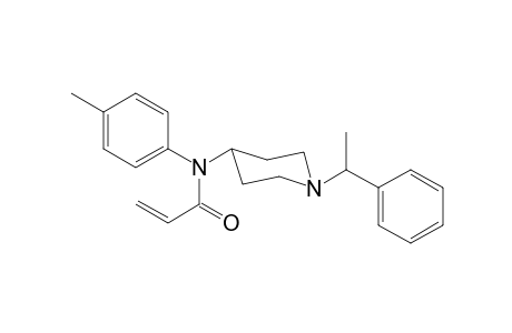 N-4-methylphenyl-N-[1-(1-phenylethyl)piperidin-4-yl]prop-2-enamide