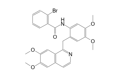 2-bromo-N-{2-[(6,7-dimethoxy-1-isoquinolinyl)methyl]-4,5-dimethoxyphenyl}benzamide