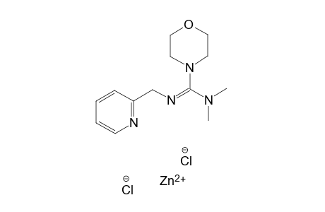 N,N-Dimethyl-N'-(2-pyridylmethyl)morpholine-4-carboxamidine zinc(II) dichloride