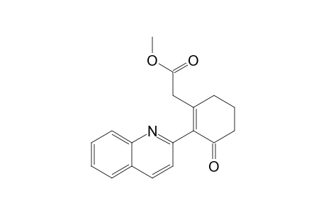 2-[3-keto-2-(2-quinolyl)cyclohexen-1-yl]acetic acid methyl ester