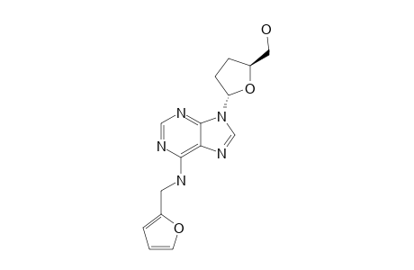 9-(2,3-DIDEOXY-ALPHA-D-GLYCERO-PENTOFURANOSYL)-6-FUFURYL-AMINOPURINE