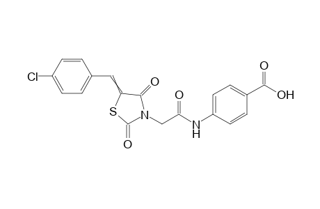 4-{2-[5-(4-Chlorobenzylidene)-2,4-dioxothiazolidin-3-yl]acetamido}benzoic acid