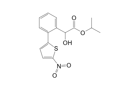 iso-Propyl .alpha.-hydroxy-.alpha.-[2-(5-nitrothiophenyl)]phenylacetate