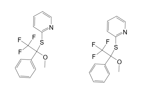 2-(2,2,2-TRIFLUORO-1-METHOXY-1-PHENYL-ETHYLSULFANYL)-PYRIDINE