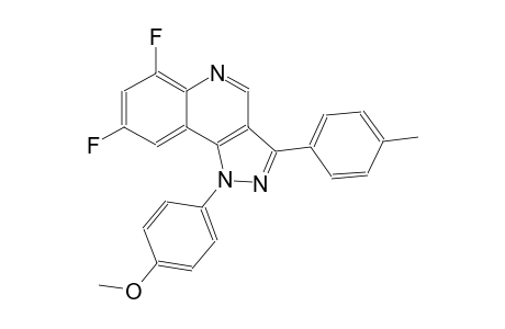 6,8-difluoro-1-(4-methoxyphenyl)-3-(4-methylphenyl)-1H-pyrazolo[4,3-c]quinoline