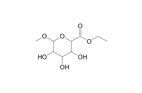 3,4,5-Trihydroxy-6-methoxytetrahydropyran-2-carboxylic acid ethyl ester