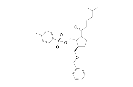 Toluene-4-sulfonic acid 2-benzyloxymethyl-5-(5-methyl-hexanoyl)-cyclopentylmethyl ester
