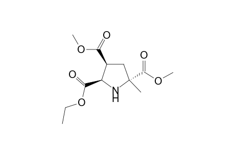 2-Ethyl 3,5-dimethyl (2R*,3S*,5R*)-5-methylpyrrolidine-2,3,5-tricarboxylate