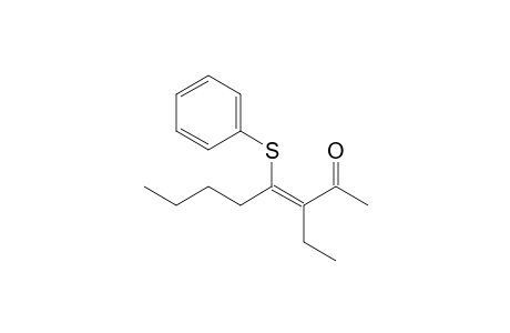 (Z)-3-Ethyl-4-(phenylthio)-3-octen-2-one