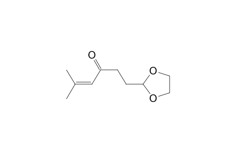 2-(5-Methyl-3-oxo-4-hexenyl)-1,3-dioxolane