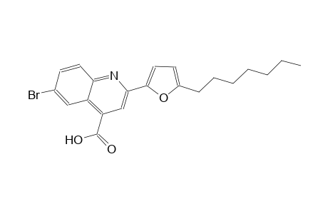 6-bromo-2-(5-heptyl-2-furyl)-4-quinolinecarboxylic acid