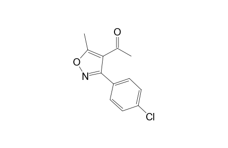 1-[3-(4-chlorophenyl)-5-methyl-1,2-oxazol-4-yl]ethanone