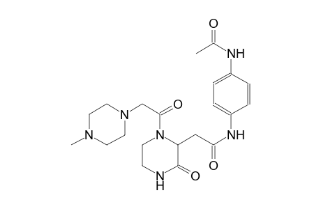 2-piperazineacetamide, N-[4-(acetylamino)phenyl]-1-[(4-methyl-1-piperazinyl)acetyl]-3-oxo-