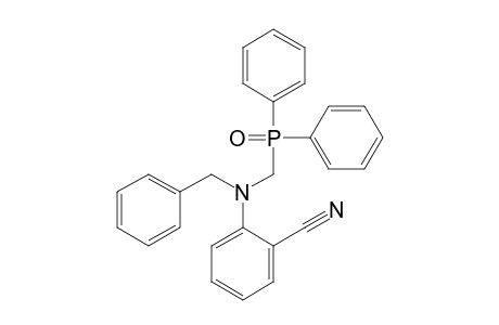 2-[N-[(diphenylphosphinoyl)methyl]-N-benzylamino]benzonitrile