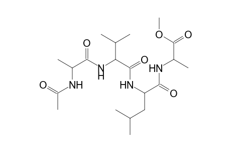 n-Acetyl-alanyl-valyl-leucyl-alanine methyl ester
