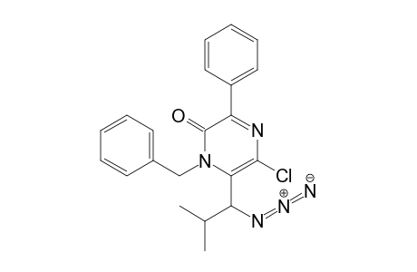 6-(1-azido-2-methyl-propyl)-1-benzyl-5-chloro-3-phenyl-pyrazin-2-one