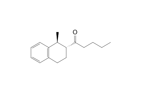 trans-1-((1S,2R)-1-Methyl-1,2,3,4-tetrahydronaphthanyl]-1-pentanone