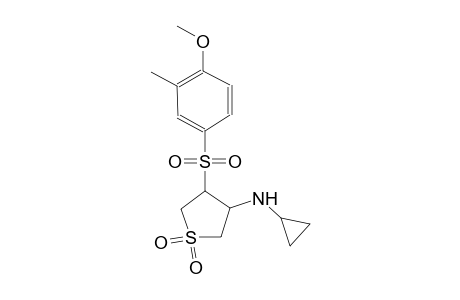 3-thiophenamine, N-cyclopropyltetrahydro-4-[(4-methoxy-3-methylphenyl)sulfonyl]-, 1,1-dioxide, (3S,4R)-