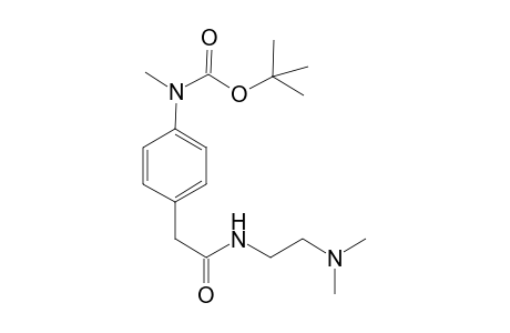 N-(N',N'-Dimethylaminoethyl)-4-[N-methyl-N-(tert-butyloxycarbonyl)amino]phenylacetamide