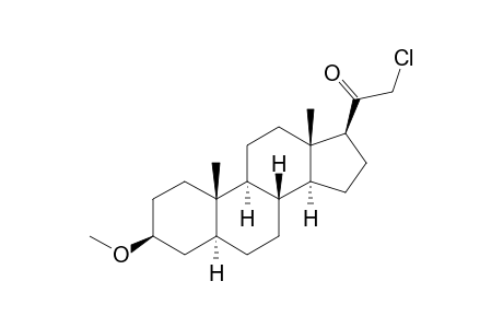 2-Chloranyl-1-[(3S,5S,8R,9S,10S,13S,14S,17S)-3-methoxy-10,13-dimethyl-2,3,4,5,6,7,8,9,11,12,14,15,16,17-tetradecahydro-1H-cyclopenta[a]phenanthren-17-yl]ethanone