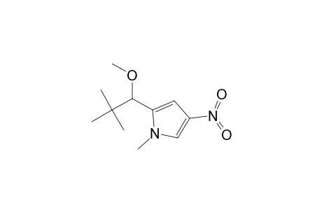 1H-Pyrrole, 2-(1-methoxy-2,2-dimethylpropyl)-1-methyl-4-nitro-