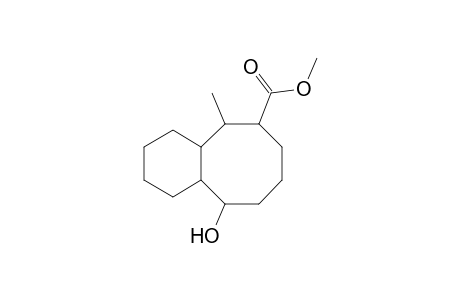 Methyl 7-hydroxy-2-methylbicyclo[6.4.0]dodecane-3-carboxylate
