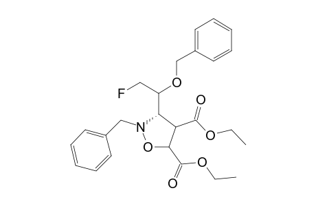 Diethyl (3S)-2-benzyl-3-[(2'-fluoro-1'-benzyloxy)ethyl]isoxazolidine-4,5-dicarboxylate