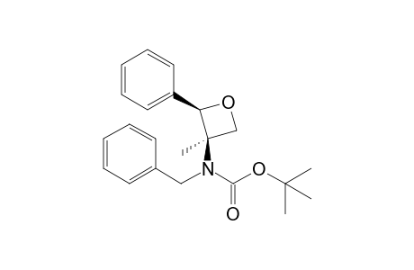 N-benzyl-N-[(2R,3R)-3-methyl-2-phenyl-oxetan-3-yl]carbamic acid tert-butyl ester