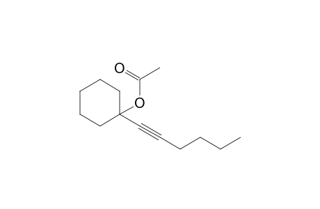 1-(1-hexynyl)cyclohexanol, acetate