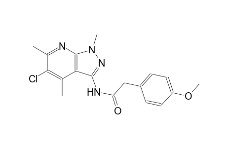 benzeneacetamide, N-(5-chloro-1,4,6-trimethyl-1H-pyrazolo[3,4-b]pyridin-3-yl)-4-methoxy-