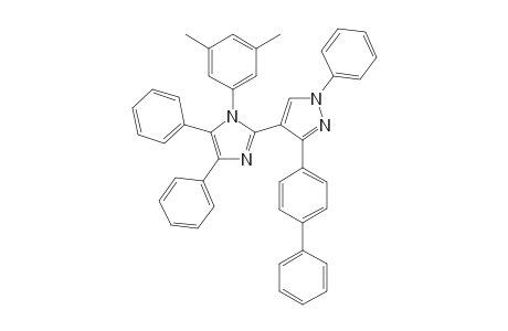 3-([1,1'-Biphenyl]-4-yl)-4-(1-(3,5-dimethylphenyl)-4,5-diphenyl-1H-imidazol-2-yl)-1-phenyl-1H-pyrazole