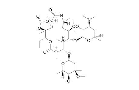 6-O-METHYL-8A-AZA-8A-HOMOERYTHROMYCIN_A_11,12-CYCLIC-CARBONATE